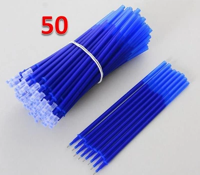 Набор Стержней для ручек Пиши-стирай 50шт (13см - 0.5 мм) Blue (FR-1122)