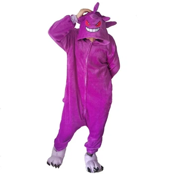 Піжама кігурумі My Kigu Жіноча Покемон Генгар Pokemon Gengar Фіолетовий розмір M 155-165 (109841)
