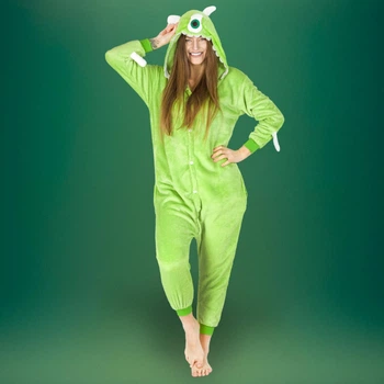Пижама кигуруми My Kigu Женская Корпорация Монстров Одноглазый Монстр Майк Вазовский Зеленый размер M 155-165 см (110041)