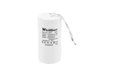 Конденсатор CBB60-K 50 мкФ, 450 В, Whicepart (провод)