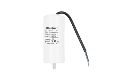 Конденсатор CBB60-G 50 мкФ, 450 В, Whicepart (провод + болт)