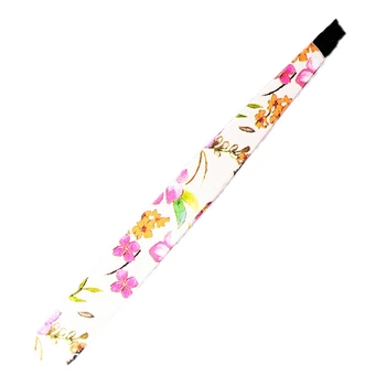 Пинцет для коррекции бровей QPI Professional цветной QP-54 № 02 08