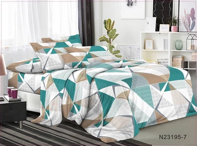 Півтораспальний комплект постільної білизни Vital - Textile Бязь 3D Premium 150х220 см (BP1.5-315)