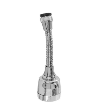 Насадка-удлиннитель на кран Turbocharged Shower Head — поворот на 360°, 2 режима, переходник в комплекте