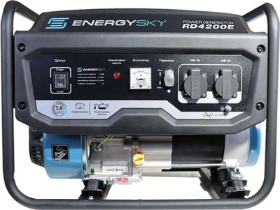 Бензиновий генератор ENERGY SKY RD4200E 3.3/3.6 кВт електричний пуск AVR