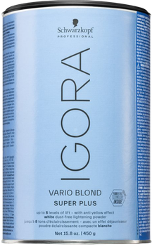 Proszek rozjaśniający Schwarzkopf Professional Igora Royal Vario Blond Super Plus 450 g (4045787955934)