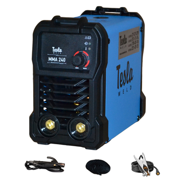 Сварочный инверторный аппарат Tesla Weld MMA 240 , (3 кВт, вес 2,5 кг)
