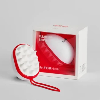 Силіконова масажна щітка для миття голови Dr.FORHAIR Cleansing Scalp Brush