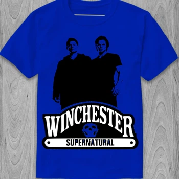Футболка Winchester Supernatural PG05677 goodreclama XL Синій