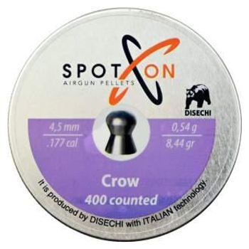 Пули Spoton Crow 4.5 мм вес 0.54 г 400 шт