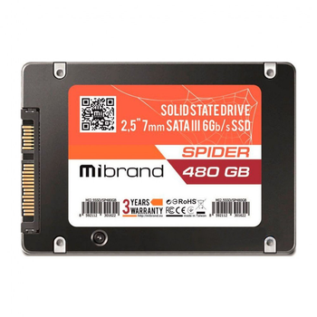 Накопичувач SSD 2.5" 480GB Mibrand (MI2.5SSD/SP480GBST)[5190]