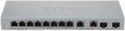 Комутатор Zyxel XGS1010-12 Unmanaged 2x SPF+ (XGS1010-12-ZZ0102F)