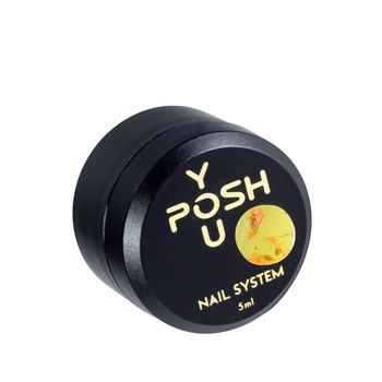 Гель-лак для нігтів із сухоцвітами YouPOSH Cotton Weed, 5 мл № 4 Жовтий