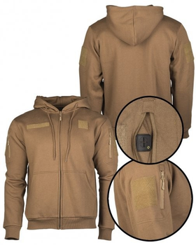 Кофта Sturm Mil-Tec Tactical Hoodie Zipper Coyote 3XL 11472019