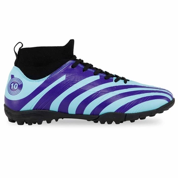 Сороконіжки футбольні з носком SP-Sport Active 8012-1 розмір 41 Light Blue-Purple