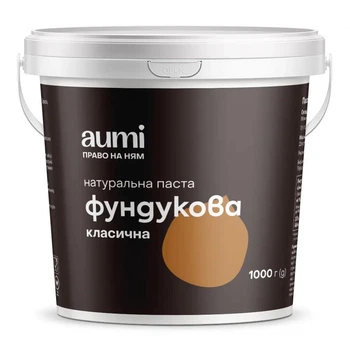 Фундучная паста AUMI классическая, 1кг, ведро