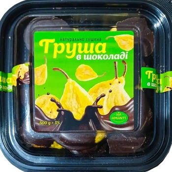 Груша в шоколаде Amanti 500 г