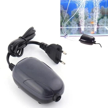 Компрессор для аквариума воздушный одноканальный бесшумный RS-Electrical RS-290 1.2L/min