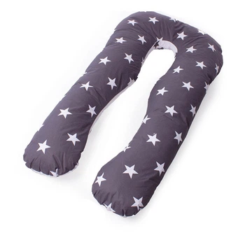 Подушка MirSon для беременных и отдыха Naturale Line Print №8010 U-образная Berto [36654]
