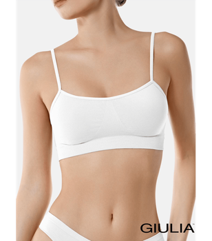 Эластичный топ GIULIA - Giulia - CAMI TOP - L/XL - White (Белый)