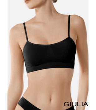 Еластичний топ GIULIA - Giulia - CAMI TOP - S/M - Black (Чорний)