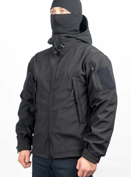 Тактична Куртка WinTac Soft Shell Viking Black XL чорна