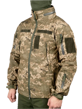 Демісезонна тактична куртка WinTac Soft Shell Stalker MM14 XL піксель