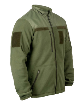 Тактична флісова кофта WinTac Sarmat arm olive Fleece 280 гр/м 6XL олива