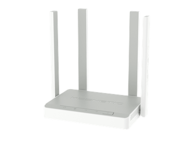 Маршрутизатор Keenetic Speedster (KN-3012) AC1200 з Mesh Wi-Fi і гігабітними LAN-портами, Сірий з білим