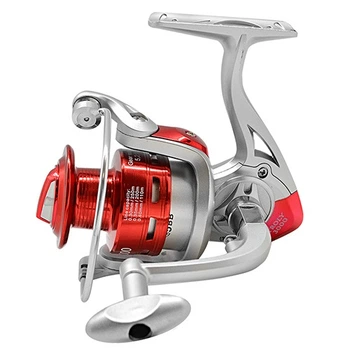 Котушка Sams Fish SF23970 металева шпуля та ручка 4000 5bb Grey-Red