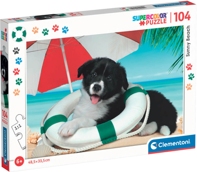 Puzzle Clementoni Sunny Beach 104 elementy 25741 (8005125257416)