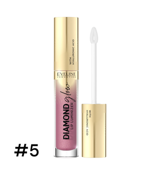 Блиск для губ EVELINE Top coat "Diamond Glow lip luminizer" 05 4.5 мл. 3691