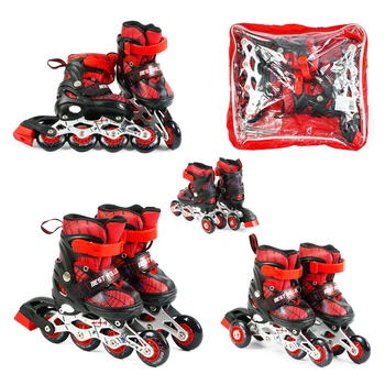 Детские раздвижные ролики Best Roller 19855-XS, PVC колеса, размер 26-28, Красные