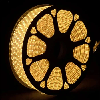 Уличная светодиодная гирлянда Дюралайт, бухта 80м, 60 LED на метр, IP68, Теплый белый