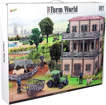 Ігровий набір Leantoys Farm World Ферма з аксесуарами (5903802458251)