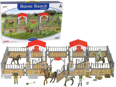 Ігровий набір Leantoys Horse Ranch Ранчо з аксесуарами (5905214971953)