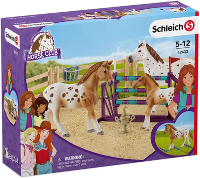 Ігровий набір Schleich Horse Club Сімейство породи Аппалуза (4055744021831 / 4059433572659)