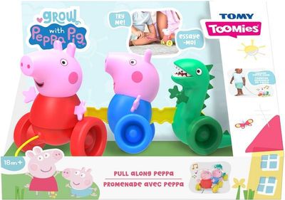 Zabawka do ciągnięcia Tomy Świnka Peppa Rodzinka (5011666735279)