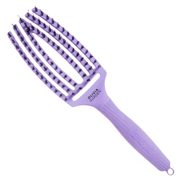 Щітка для волосся OLIVIA GARDEN Finger Brush Combo Medium Lavanda