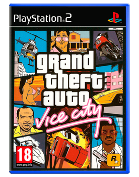 Гра Sony PlayStation 2 Grand Theft Auto: Vice City Europe Англійська Версія Б/У