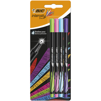 Ручки лайнери BIC Intensity Fine Fun Асорті 4 шт. (3086123449275)