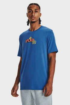 Чоловіча синя футболка UA CURRY SPLASH PARTY SS Under Armour S 1376803-481