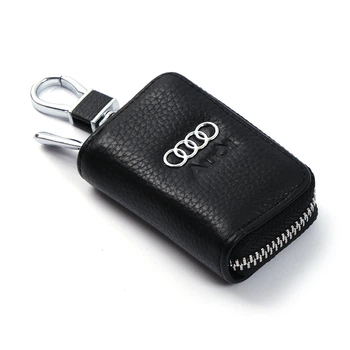 Чохол для ключів з карабіном Audi (Шкіра) 2855