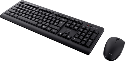 Комплект бездротовий Trust Primo Wireless keyboard & mouse set Black (8713439253474)