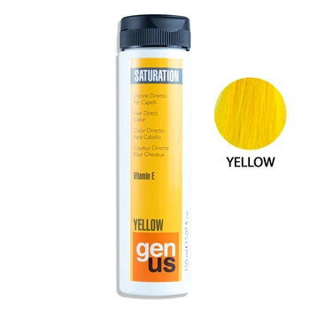 Пігмент прямої дії для волосся GENUS Saturation Yellow Жовтий 150 мл