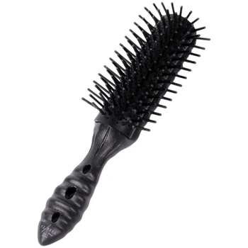 Щітка для укладки Y.S.PARK Dragon Air Vent Styler YS-Lap-32 Carbon Black Чорна 9 рядів