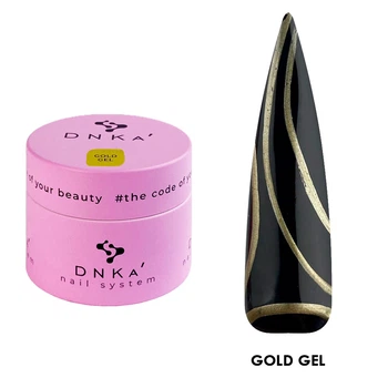 Гель фарба DNKa Gold Gel Металева золота 5 мл