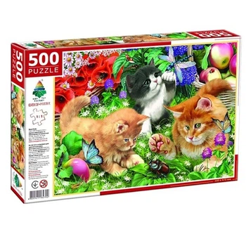 Пазлы "Котята и Жучки" 500 ел Ен.4702