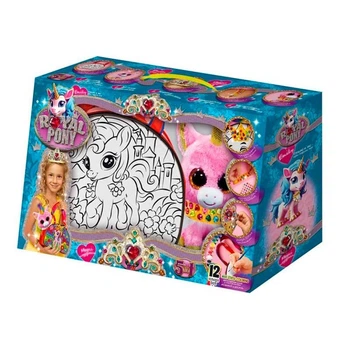 Сумка-раскраска Danko toys Royal Pony с красками. RP-01-08U
