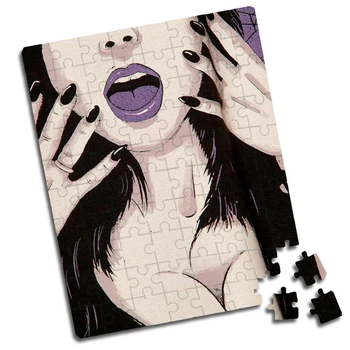 Пазл Girl art A4 80 элементов